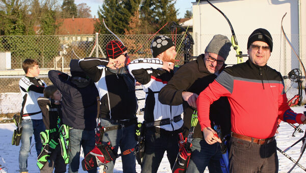 Die Bogenschützen im Schnee